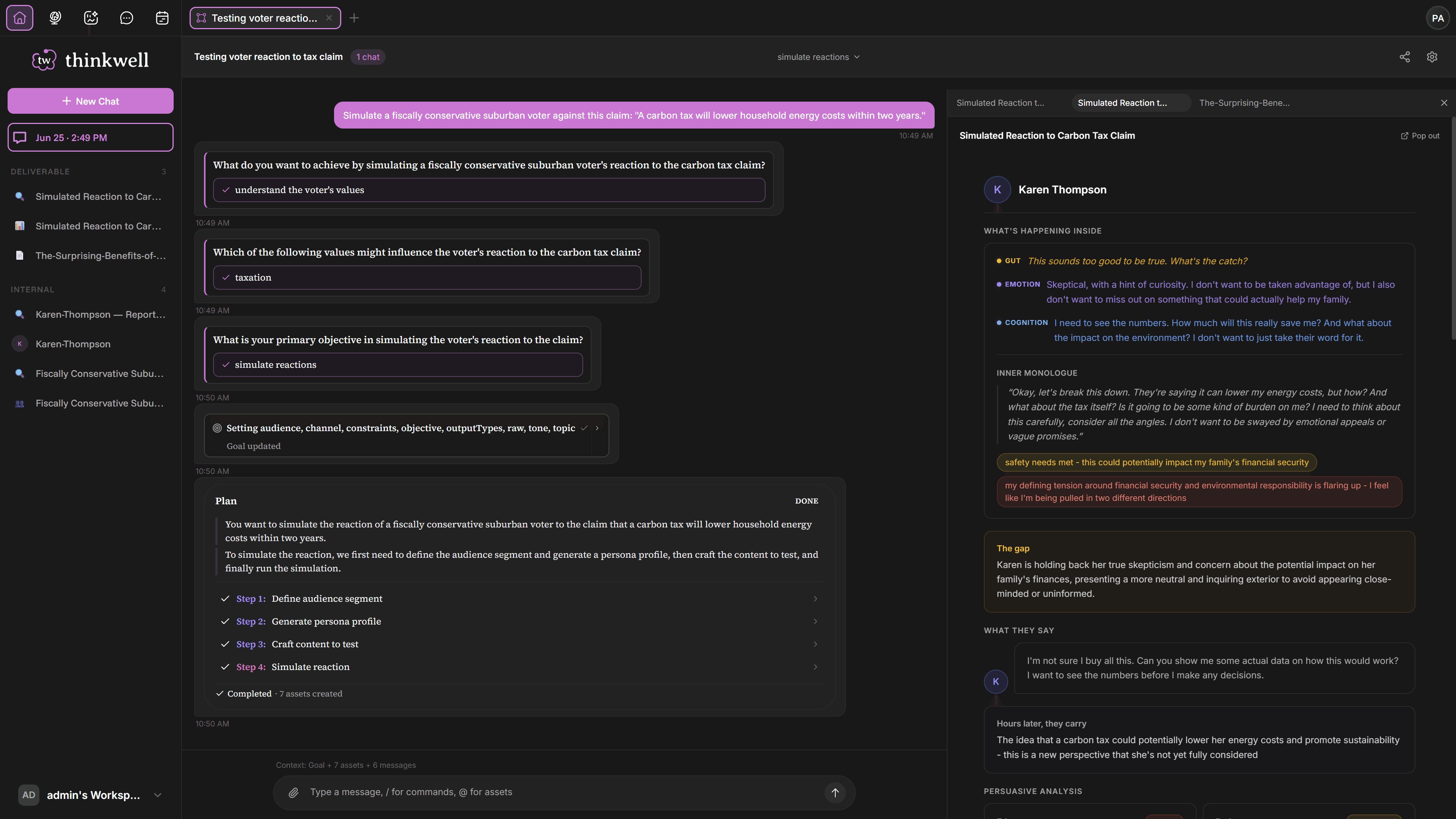 Thinkwell™ command center