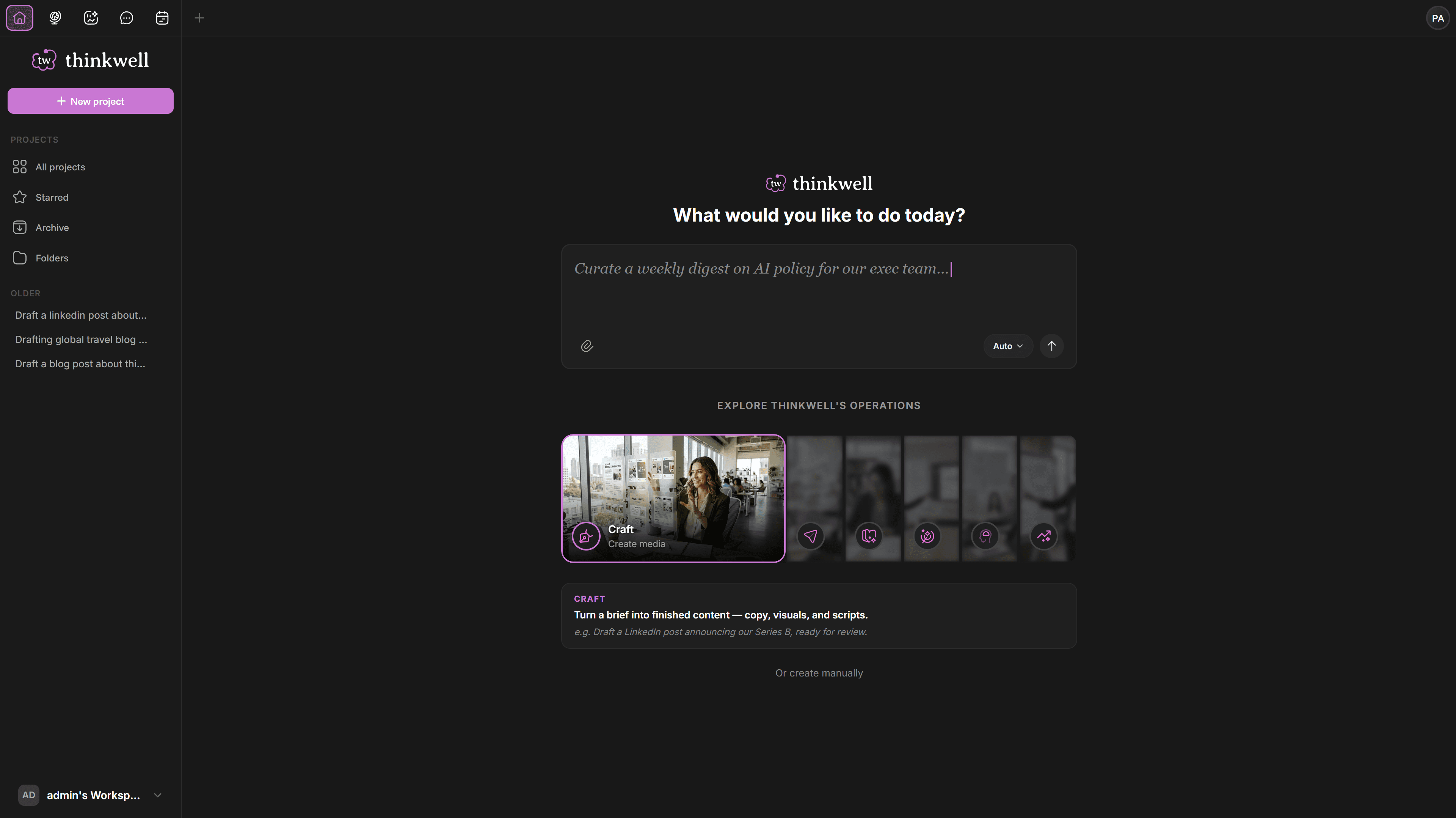 Thinkwell™ Project Studio module